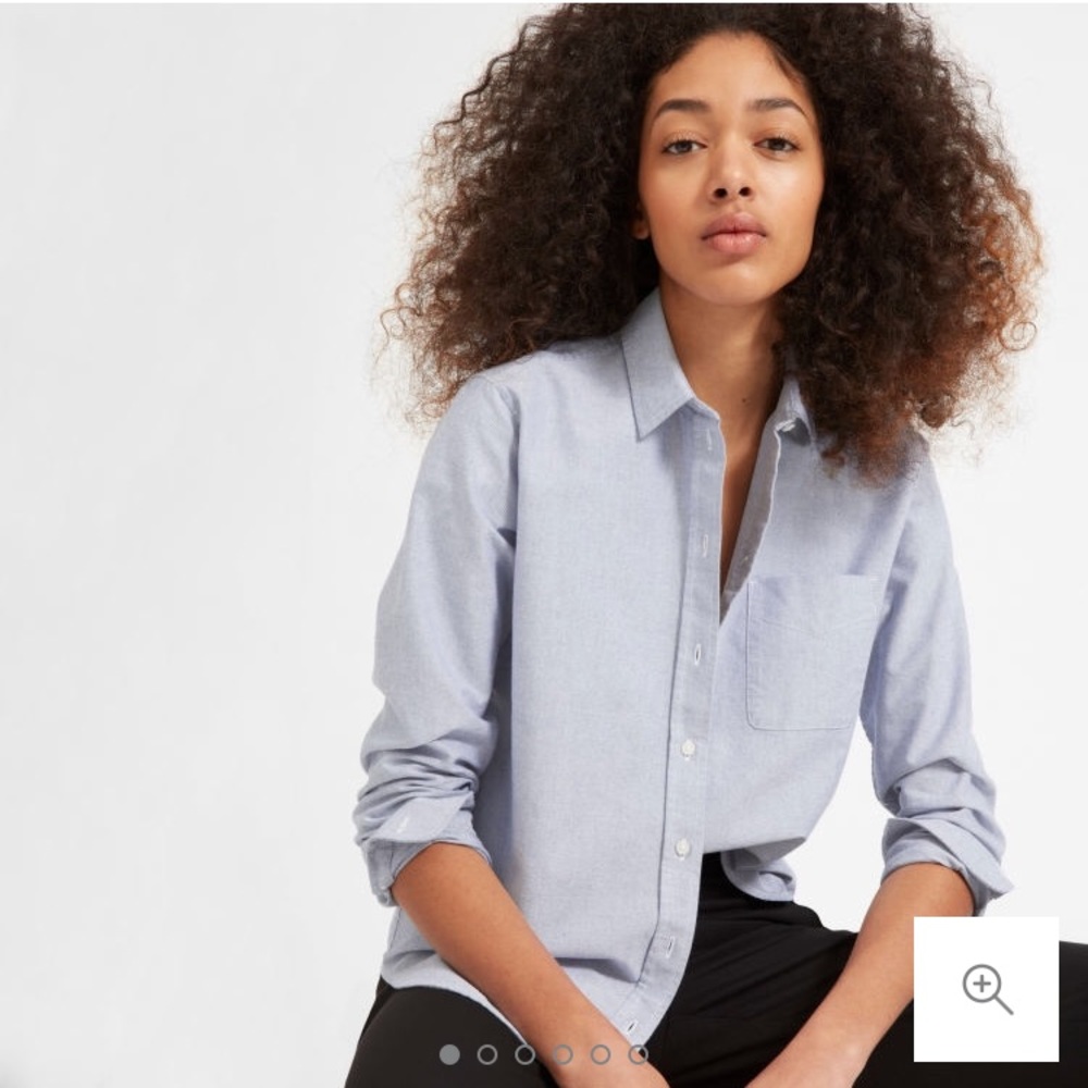 Blue Everlane button down